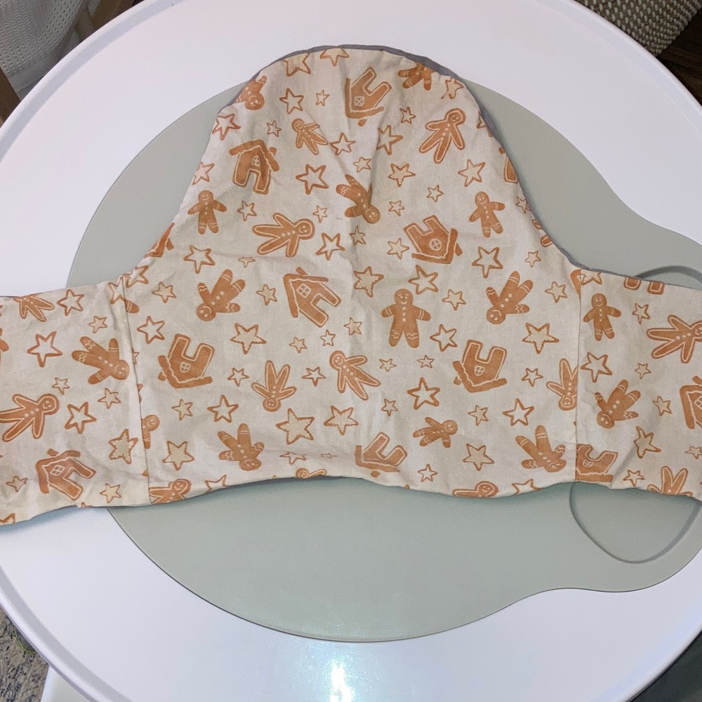 #162. Yeah Baby Goods - Gingerbread Print High Chair Cushion Cover